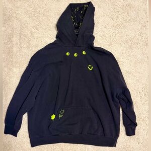Levi's Black Hoodie with Neon Accents